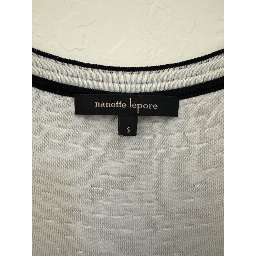 Nannette  Lepore Black and White Dazzling Diamond Dress - size Small - Picture 5 of 11